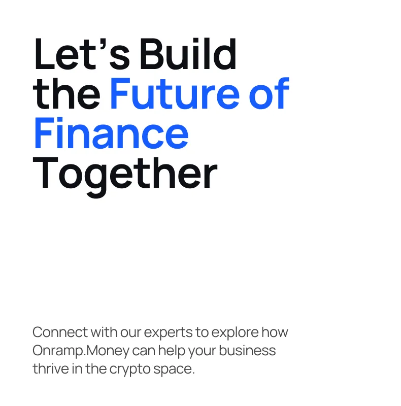 future of finance - onramp business